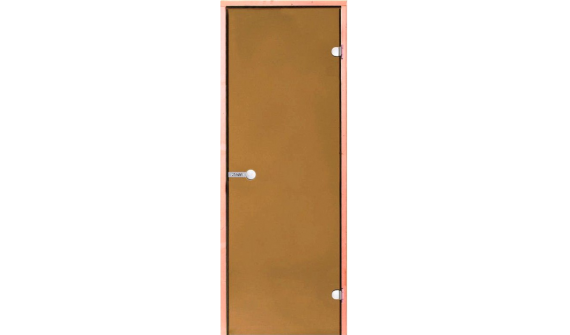 harvia-spb | Стеклянная дверь для сауны Harvia 7/19, коробка ольха, бронза 