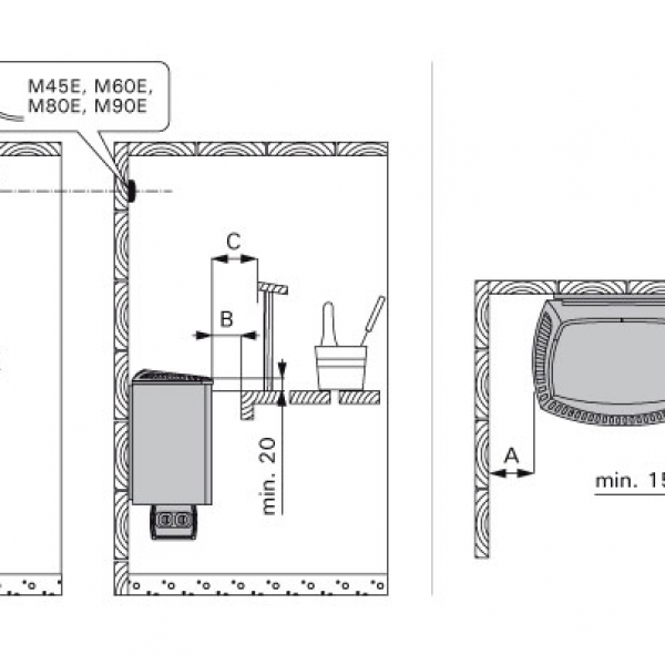 harvia-spb | Электрическая печь Harvia Sound E 6 кВт (HMSE600400M) 