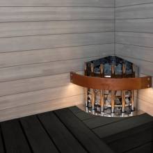 harvia-spb | Электрическая печь Harvia Glow Corner 7 кВт TRC70 встроенный пульт