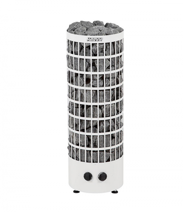 Электрическая печь Harvia Cilindro PC90 White 9 кВт (встроенный пульт)