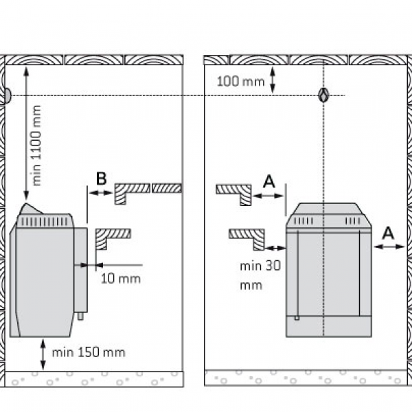 harvia-spb | Электрическая печь Harvia Topclass Combi KV80SE 8 кВт (без пульта) 