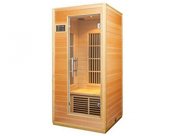 Инфракрасная сауна Harvia Radiant SGC0909HE (одноместная, с цветотерапией, хемлок)