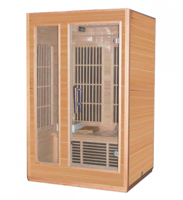Инфракрасная сауна Harvia Radiant SGC1210HE (двухместная, с цветотерапией, хемлок)