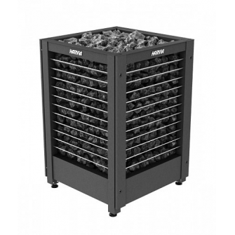 harvia-spb | Электрическая печь Harvia Modulo 18 кВт (4 стороны - решетка) Black (без пульта) 