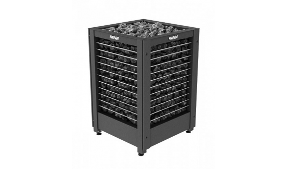 harvia-spb | Электрическая печь Harvia Modulo 13.6 кВт (4 стороны - решетка) Black (без пульта) 