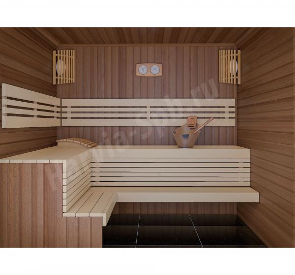 Сауна Suoma T-Aspen (Стены: Термоосина. Полки: Абаши)