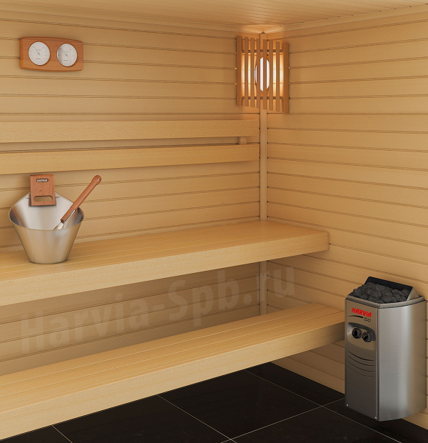 Сауна Tuulikki Linden (Стены: Липа. Полки: Абаши)