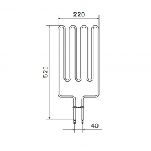 harvia-spb | ТЭН Harvia для электрокаменки Symphony AV2, Symphony AV4, Symphony AV6 1900W/230V артикул ZSA-430