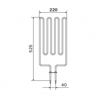 harvia-spb | ТЭН Harvia для электрокаменки Symphony AV2, Symphony AV4, Symphony AV6 1900W/230V артикул ZSA-430 