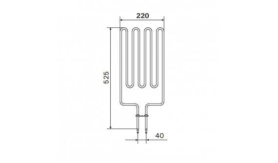 harvia-spb | ТЭН Harvia для электрокаменки Symphony AV2, Symphony AV4, Symphony AV6 1900W/230V артикул ZSA-430 